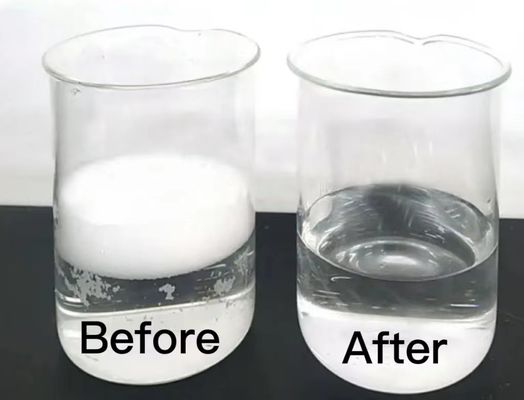 Water Soluble Silicone Anti Foaming Agent Industrial Milky White Liquid Polyether Antifoamer For Petroleum Gas Scrubbing