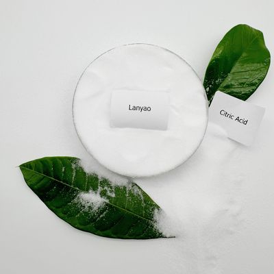 Monohydrate Citric Acid Powder With Chemical Formula C6H8O7·H2O