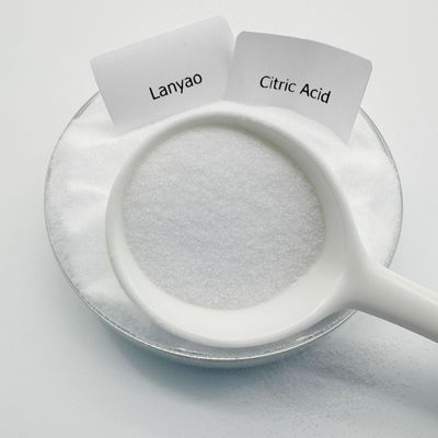Monohydrate Citric Acid Powder With Chemical Formula C6H8O7·H2O